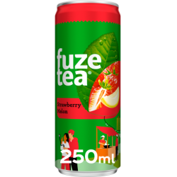 Студен чай Fuzetea ягода пъпеш кен 0.25л
