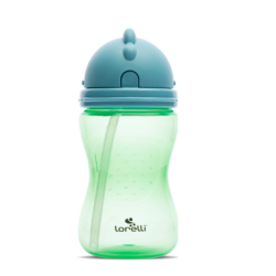 Спортна бутилка със сламка blue/green