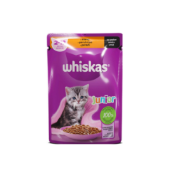 Храна Whiskas Pouch Junior пилешко 85 гр
