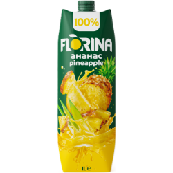 Натурален сок Florina Ананас 100% 1л