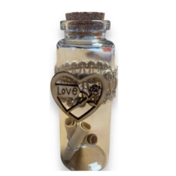 Стъклени шишенца с папирус/декор.елементи