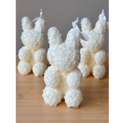 Свещ зайче от рози