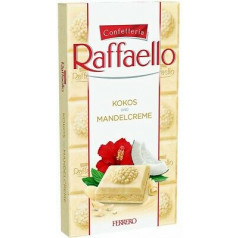 Шоколад Ferrero Rocher  Raffaello кокос  и бадеми 90 гр