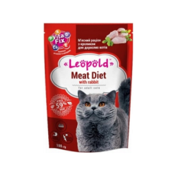 Храна за котки leopold заешко 100гр
