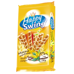 Вафлени пурички Happy Swing ванилия 150гр