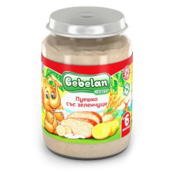 Пюре Bebelan Пуешко и Карфиол 6м 190гр