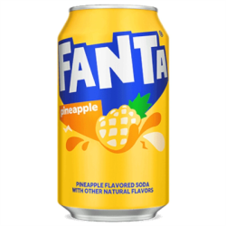 Газирана напитка Fanta с ананас, кен 355мл