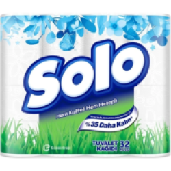 Тоалетна хартия Solo 32бр