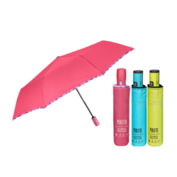 Чадър дамски мини бордюр perletti