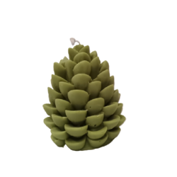 Свещ шишарка зелена аромат кедър