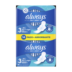 Ултра нощни превръзки Always, 14 броя