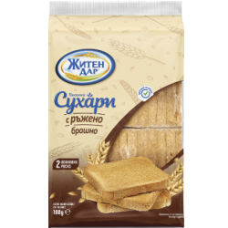 Сухар житен дар ръжен 180гр