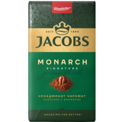 Кафе Jacobs Monarch мляно 500гр