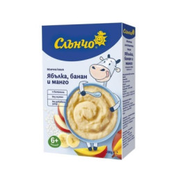 Каша оризова Слънчо ябъ./банан/манго 200гр