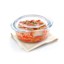 Pyrex  кръг.тенджера с капак 27x23x11см 3л