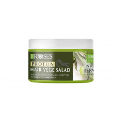 Маска за суха и третирана коса Nature of Agiva Roses Protein Vege Salad с маслини и протеин 350 мл