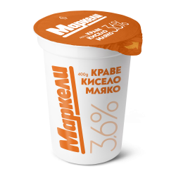 Кисело мляко Маркели 3,6% 400гр