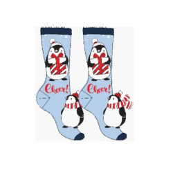 Чорапи памук зима пингвин 43-46 Foottopia