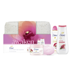 Комплект Dove Awaken с несесер, 4 части