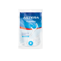 Клечки с конец за зъби Astera Active 20 бр