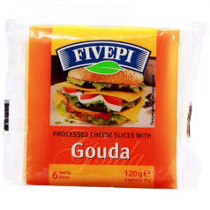 Топено сирене Гауда Fivepi тост 120гр