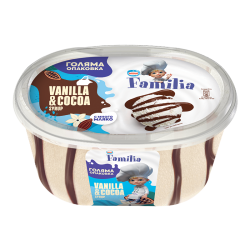 Сладолед Фамилия с ван./какаов сироп 461гр