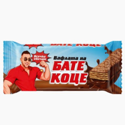 Вафла бате коце мл.шок 50гр