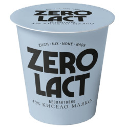 Кисело мляко Zero Lact 4.5% 330гр