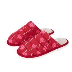 Дамски чехли принт цветя Perletti