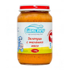 Пюре Ganchev Зеленчуци с Телешко 190гр