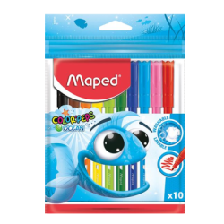 Флумастери Maped okeaн 10 цвята  2.20€