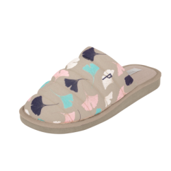 Дамски чехли лилав плюш Perletti