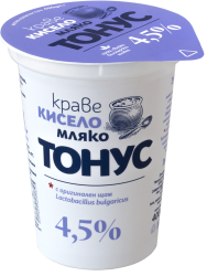 Кисело мляко Тонус 4.5% 400гр
