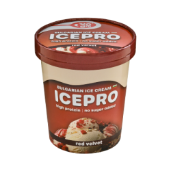 Протеинов сладолед Icepro с ч.кадифе 450мл