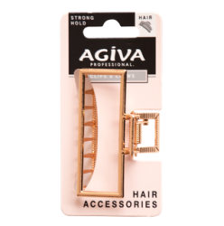 Шнола за коса Agiva Pro златна 7cm 