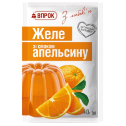 Желе с вкус портокал 40гр впрок
