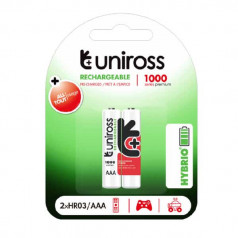 Батерии Uniross Акуму ААА 1000/2 бр