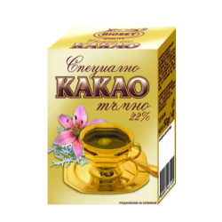 Специално тъмно какао Биосет 22% 50 гр