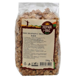 Мюсли Крънч Здраве за Вас Мед/Стаф 250гр