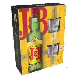 Уиски J&B 700мл + 2 Чаши