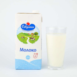 Прясно мляко Савушкин 1,5% 1л