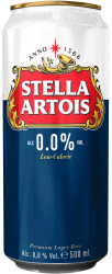 Безалкохолна бира Stella Artois кен 0.5л