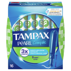 Тампони Tampax Super Pearl 16 броя