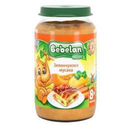 Пюре Bebelan Зеленчукова Мусака 8м+ 220гр