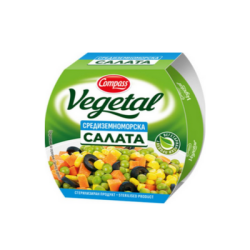 Салата компас vegetal средиземномор.160гр
