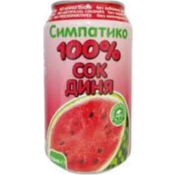 Simpatico 100%  диня 330мл