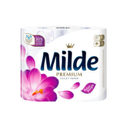 Тоалетна хартия Milde Relax 3пл/4бр