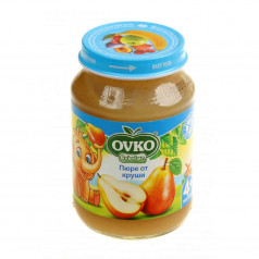 Пюре Ovko Круши 4м+ 190гр