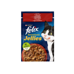 Храна Felix говеждо в желе и домати 85 гр