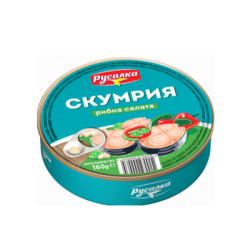 Скумрия Русалка салата с боб 160гр
